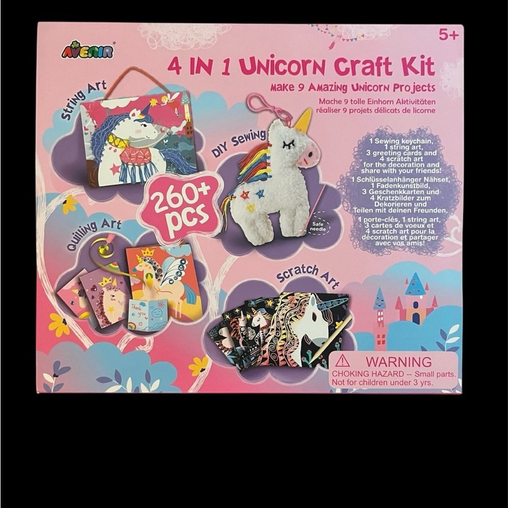 Avenir 4-1 Unicorn Craft Kit